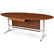 Mid-century Modern, desk, USA, 1960s, rosewood, steel, - 2