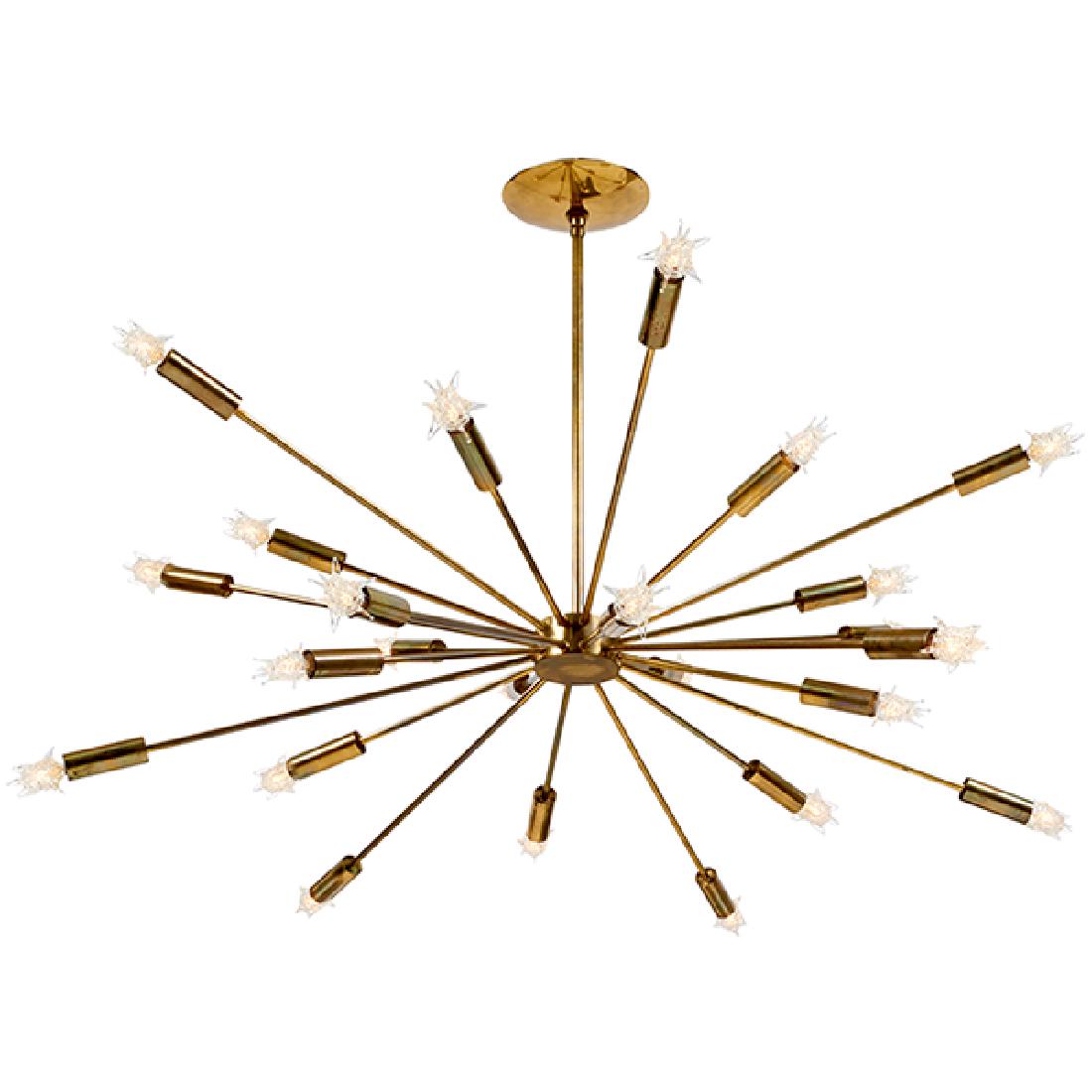 Gino Sarfatti (1912-1985) Lightolier Sputnik chandelier (1 of 1)