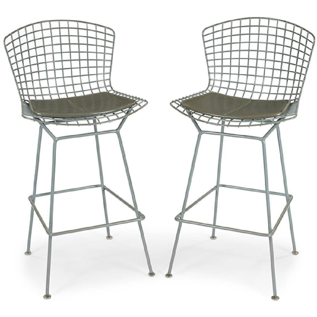 Harry Bertoia (1915-1978) for Knoll bar stools, pair (1 of 1)