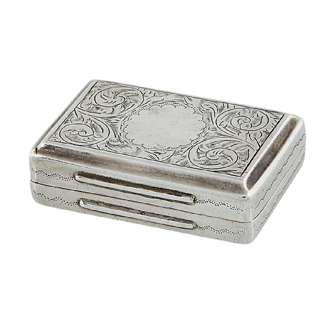 Kirwan & Co. Ltd., rectangular form snuff box with a (1 of 3)