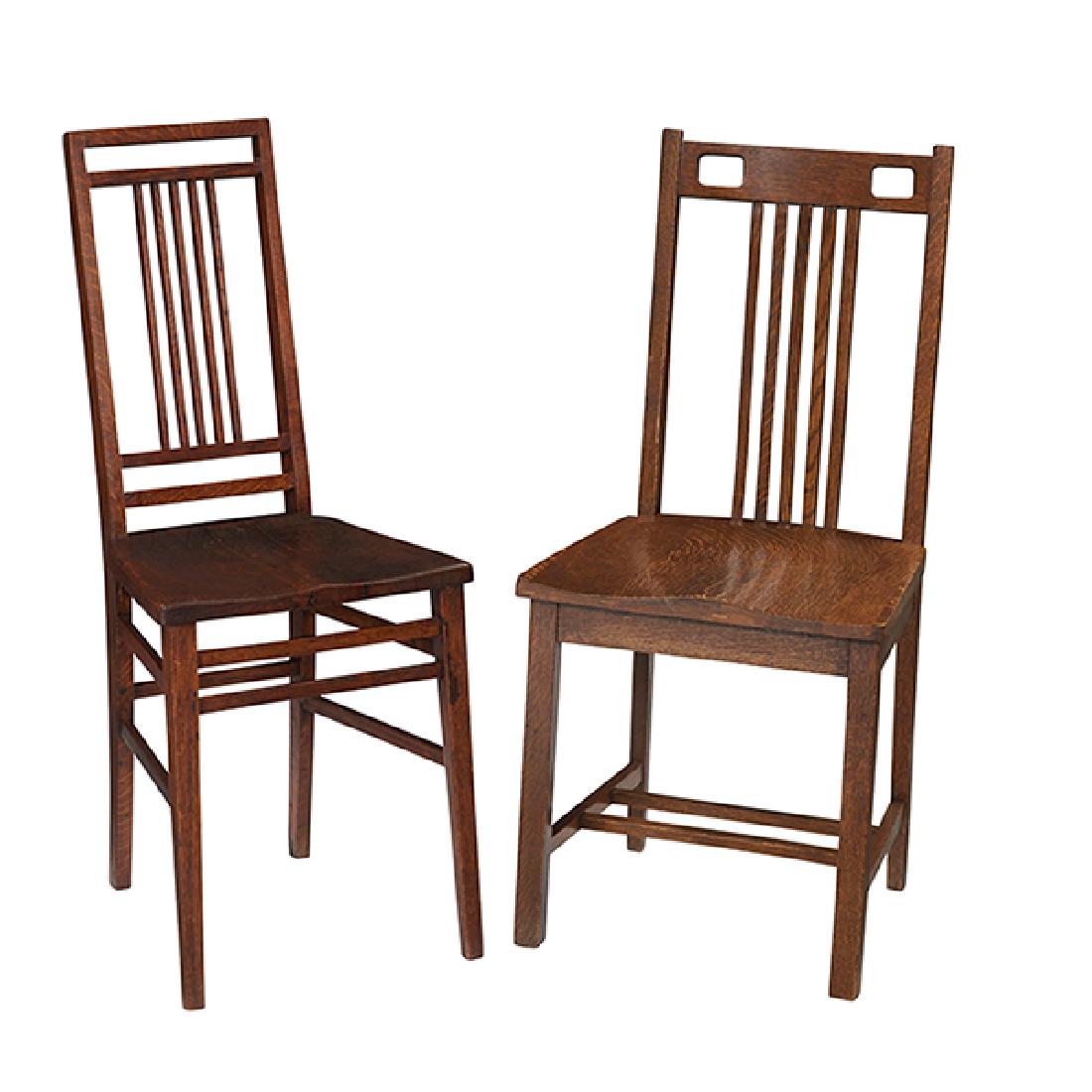 Michigan Chair Company, chairs, two, Grand Rapids, MI, (1 of 1)