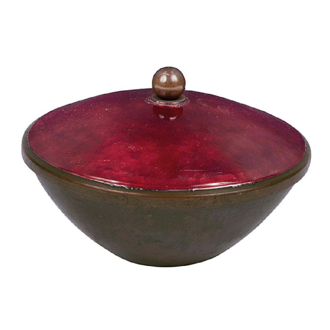 American Arts & Crafts, covered bowl, hand wrought (1 of 1)