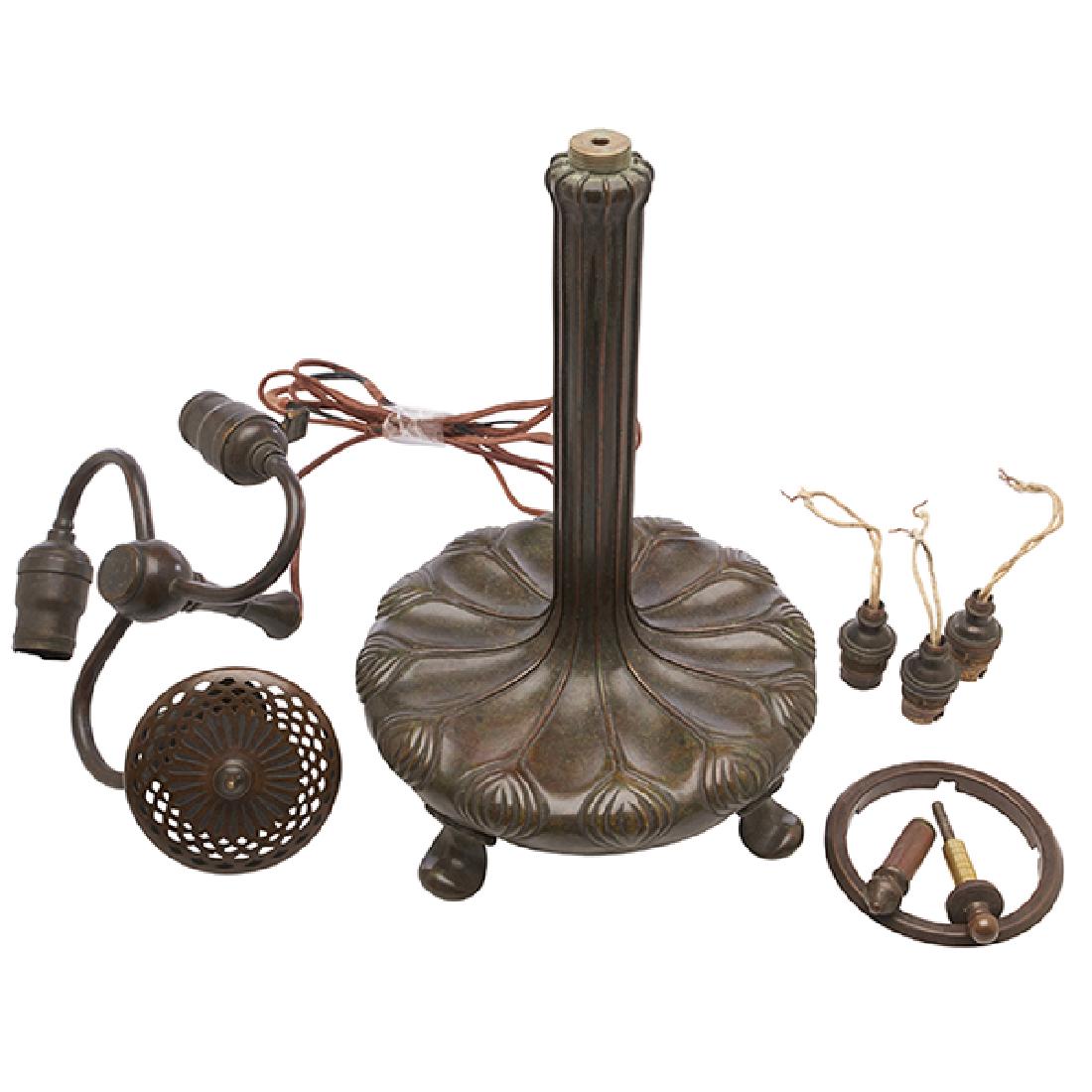 In the Style of Tiffany Studios, lamp base, #363, (1 of 1)