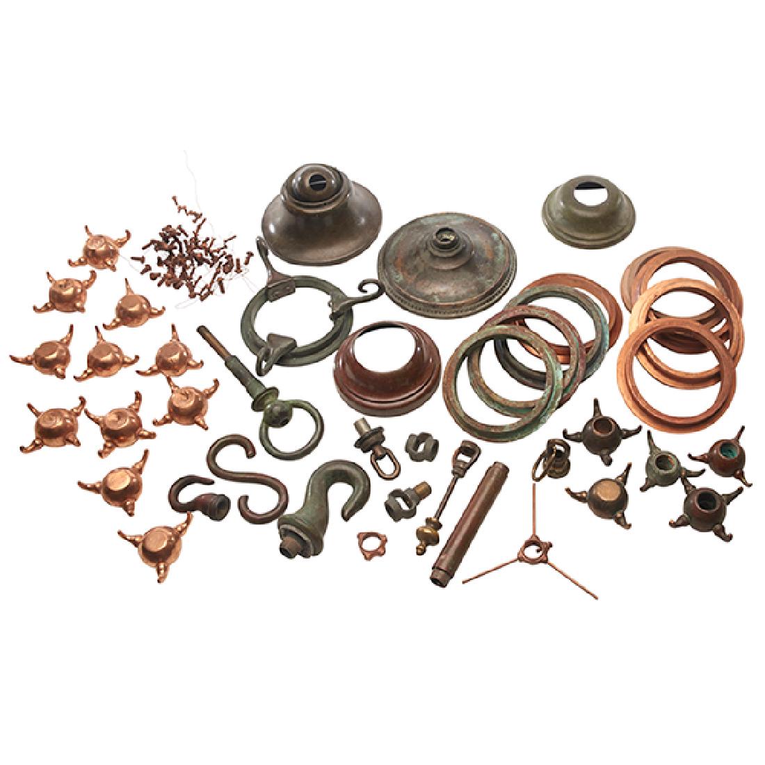 Reproduction Tiffany Studios, lamp parts, forty-three (1 of 1)