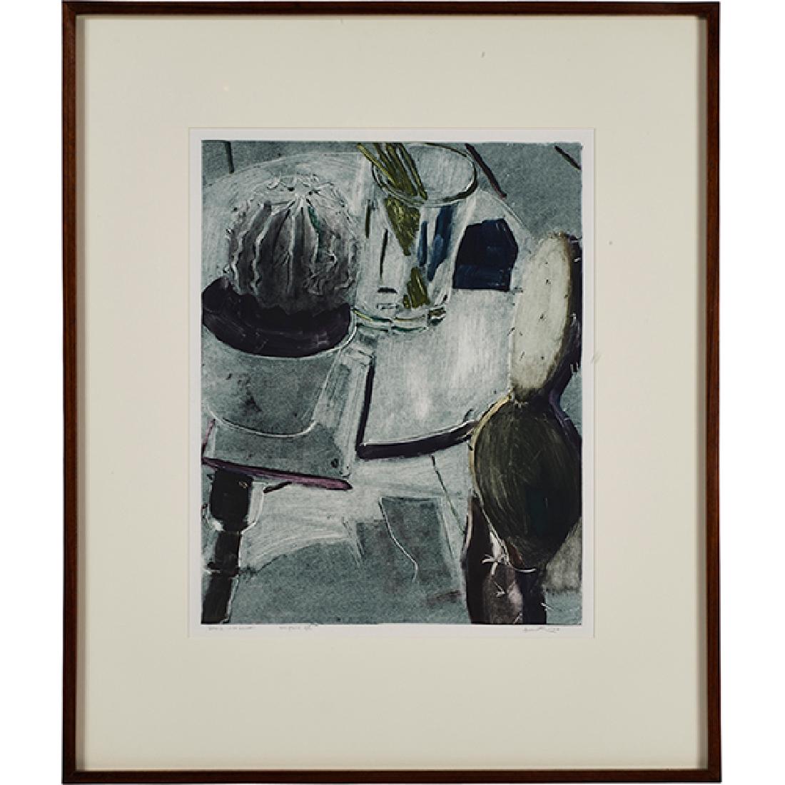 Joel Janowitz, (American, b. 1945), Dark into Light,: Joel Janowitz, (American, b. 1945), Dark into Light, 1988, monotype, signed, titled and dated in pencil, 20" x 15.25"