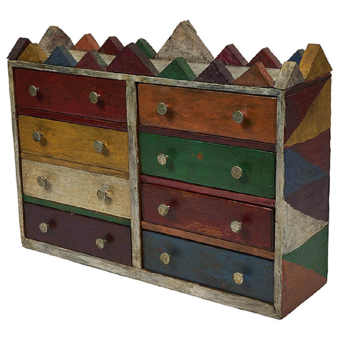 Artist Unknown, Untitled (Colorful set of drawers), (1 of 1)