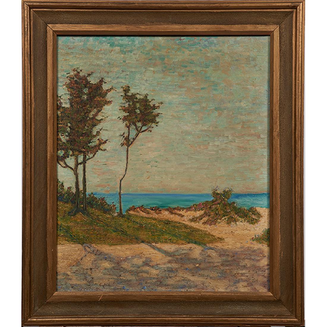 Paul Conner, (American, 1881-1968), Landscape, oil on (1 of 1)