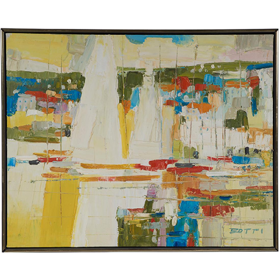 Italo Botti, (American, 1923-2003), Untitled, oil on (1 of 1)