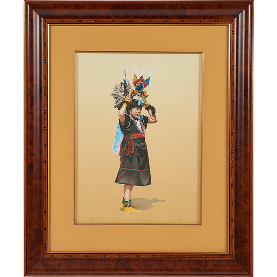 Steve Forbis, (American, b. 1950), Hopi Buffalo Dancers (1 of 2)