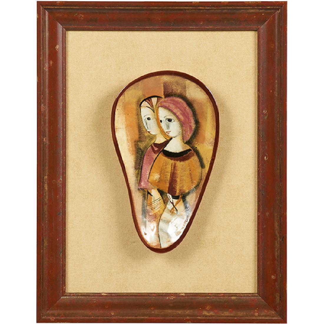 Polia Pillin, frame-mounted plaque, California, (1 of 1)