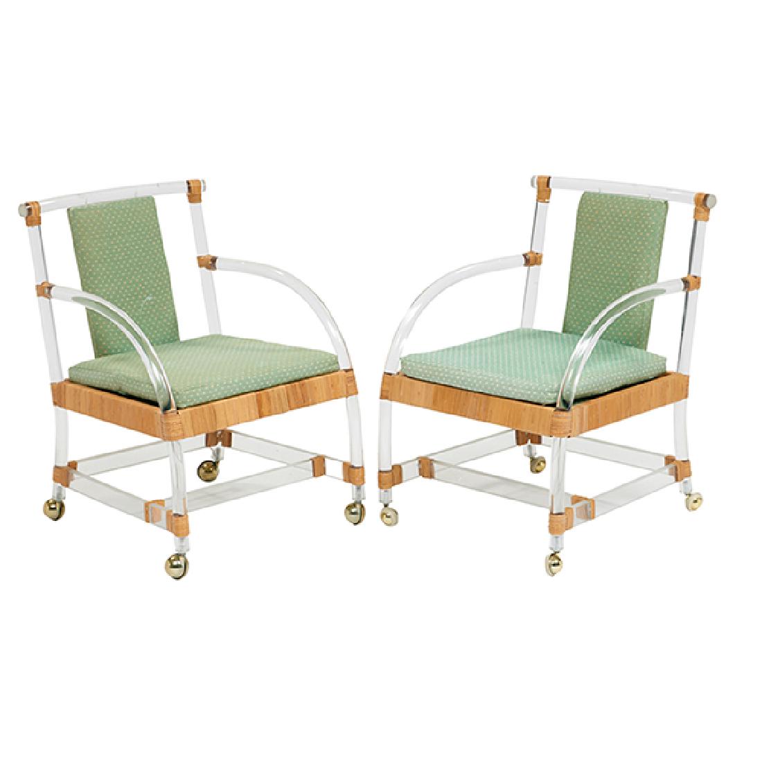 Mid-century Modern, armchairs, pair, USA, 1950s, (1 of 1)