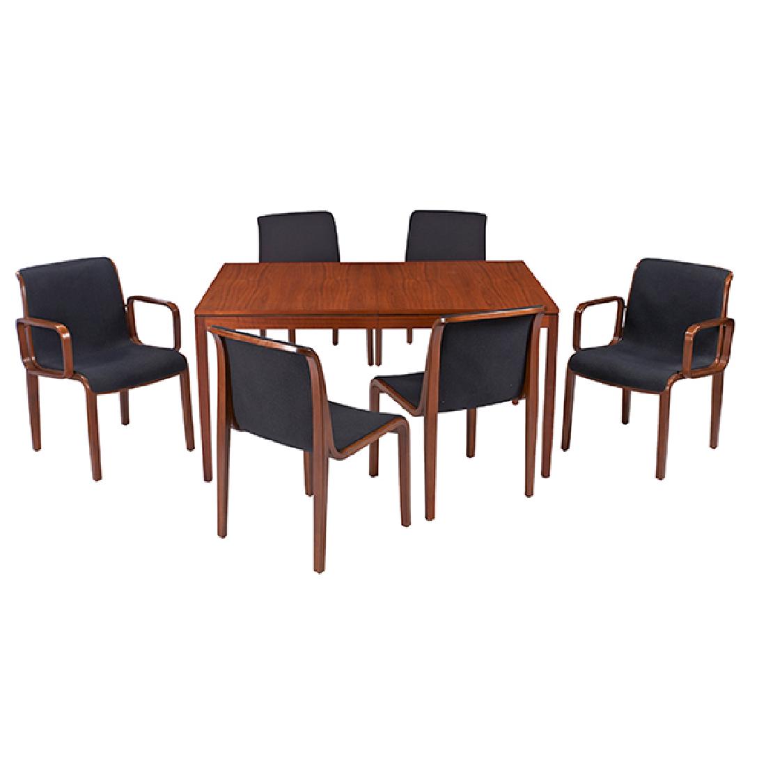 Knoll International, dining table with Bill Stephens (1 of 1)