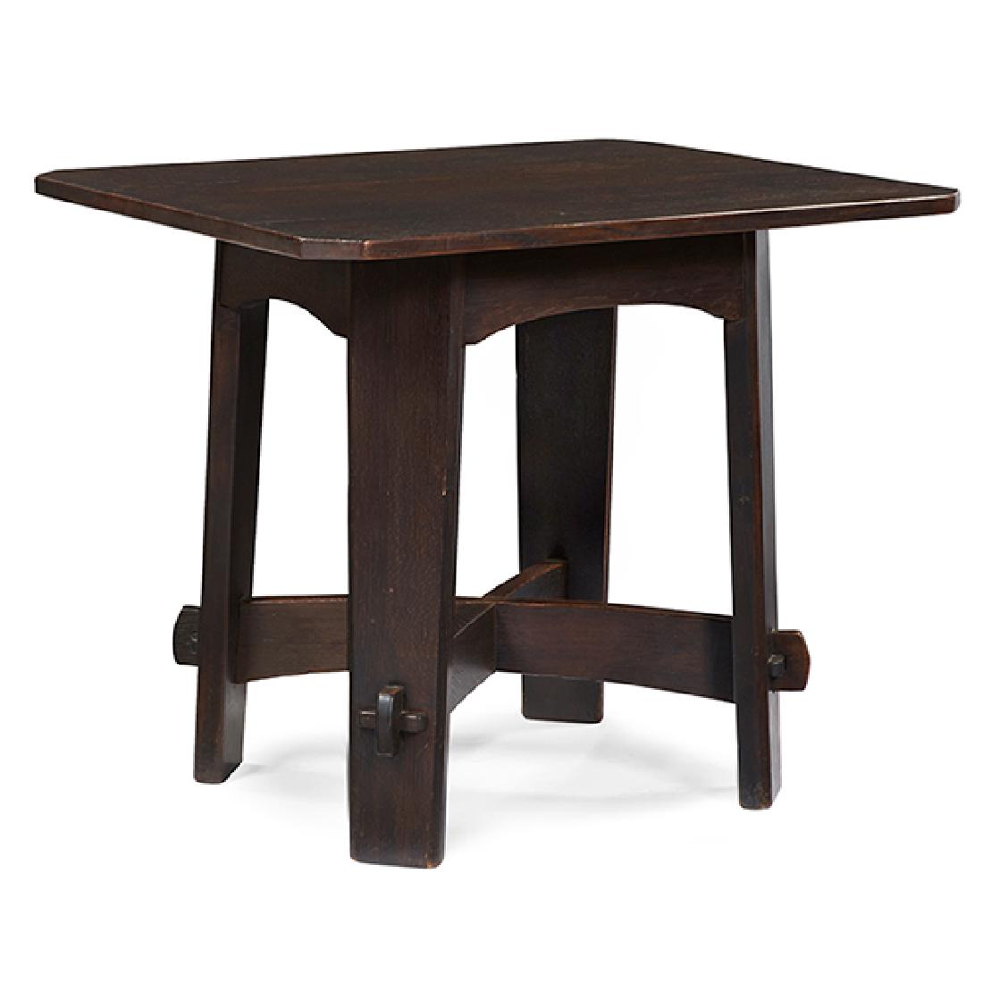 Gustav Stickley table, similar to #412 36"w x 29"d x (1 of 1)