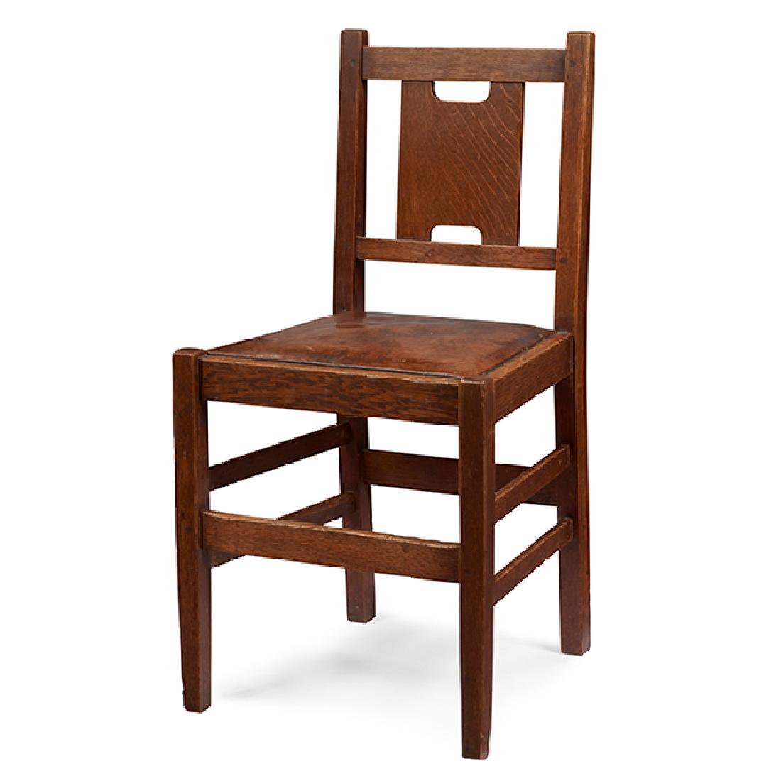 Gustav Stickley desk chair, #398 16.5”w x 15.5”d x 32”h (1 of 1)