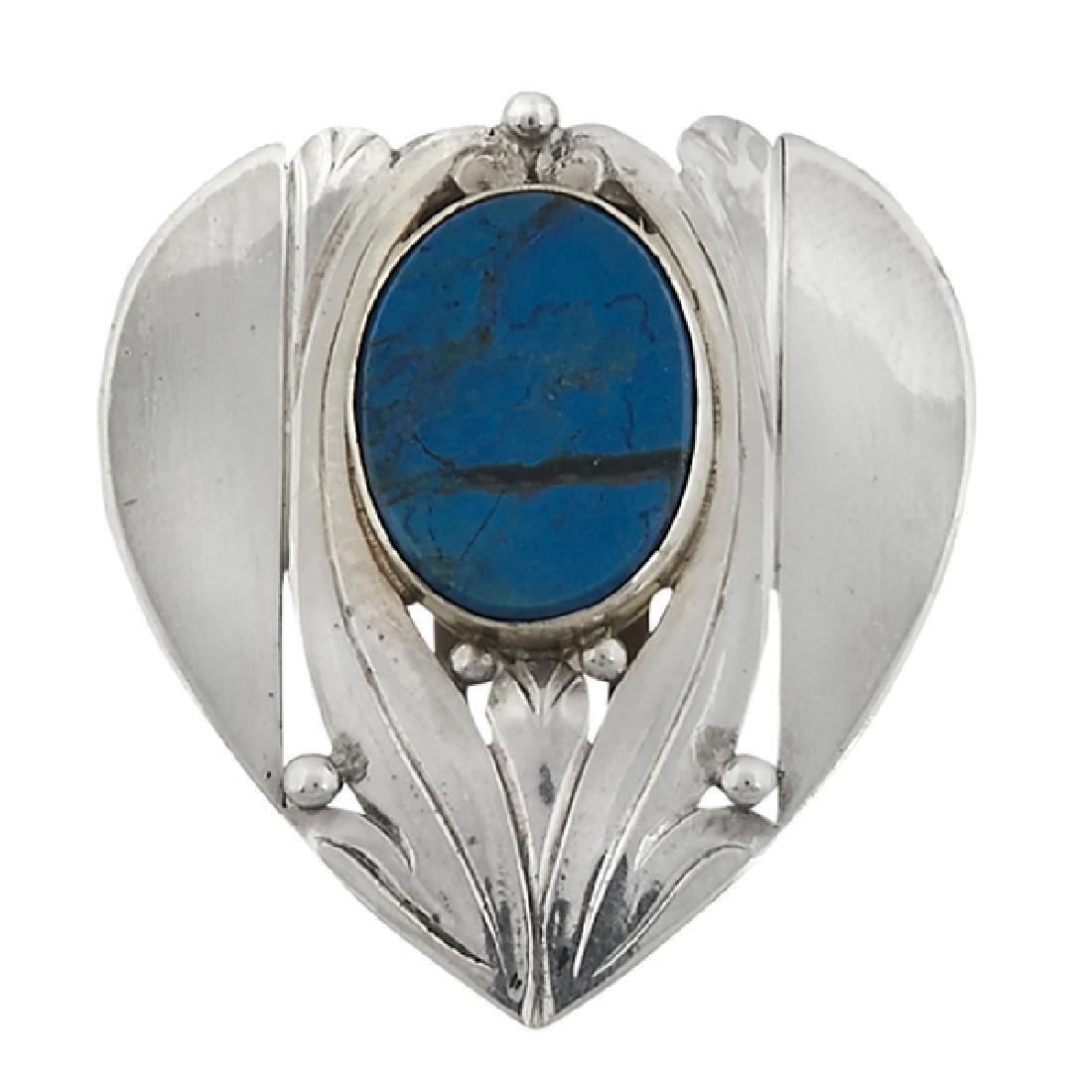 John Pontus Petterson (1884-1949) Foliate heart shaped (1 of 1)