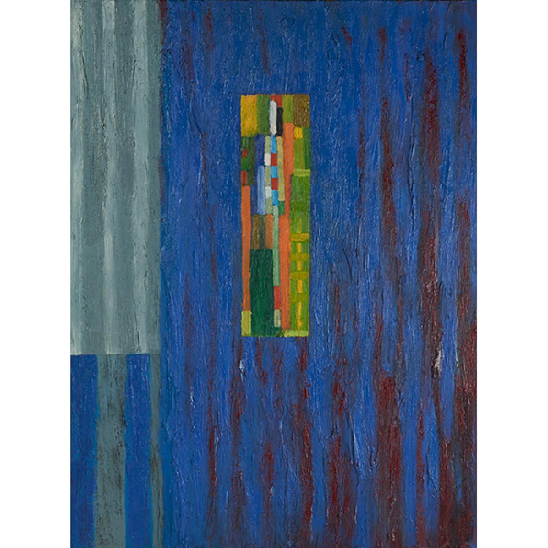 David Bolduc, (Canadian, 1945-2010), Open C, 2006, oil (1 of 2)