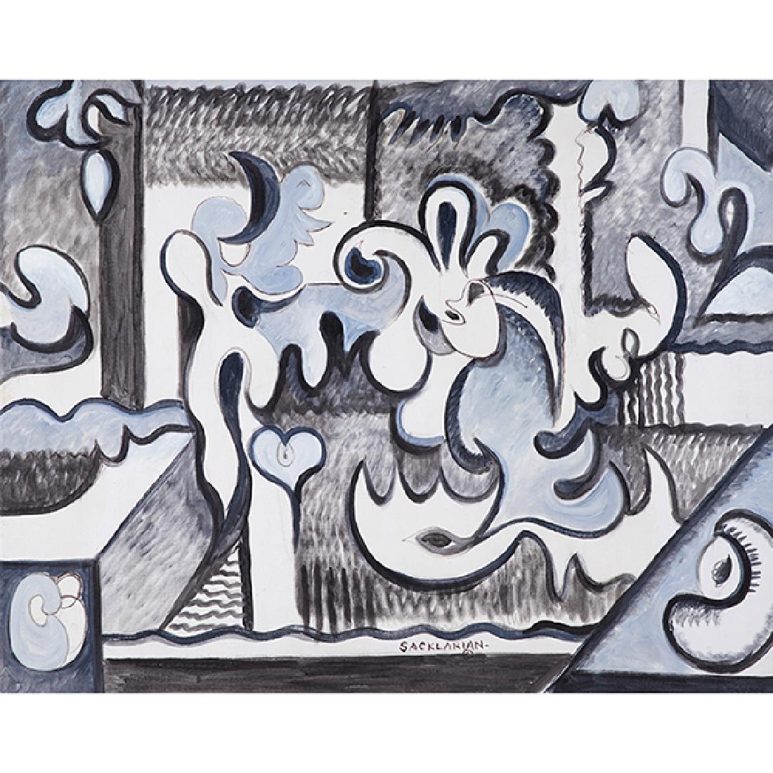 Stephen Sacklarian, (American, 1889-1983), Abstract in (1 of 1)