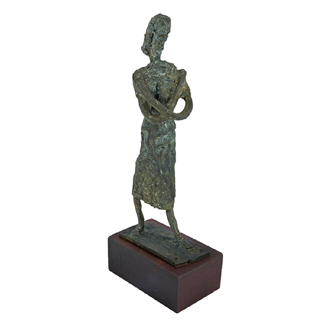 Herbert Kallem, (American, 1909-1994), The Tap Dancer,: Herbert Kallem, (American, 1909-1994), The Tap Dancer, 1952, copper, signed and dated, 12"h x 2.75"w x 4.25"d Provenance: Grosvenor Gallery Limited, London, England Acquired from the above by the pres