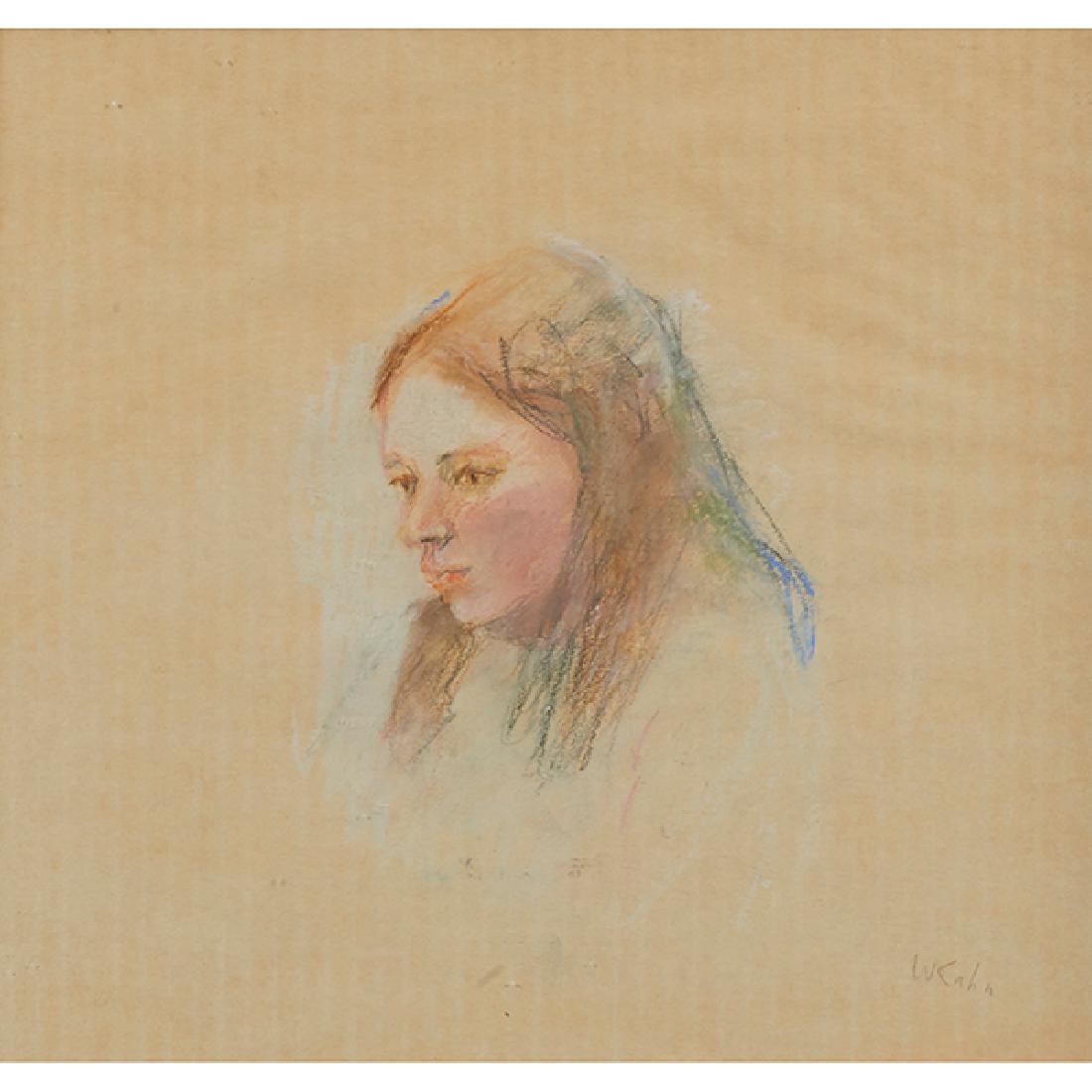 Wolf Kahn, (American/German, b. 1927), Young Girl, c. (1 of 2)