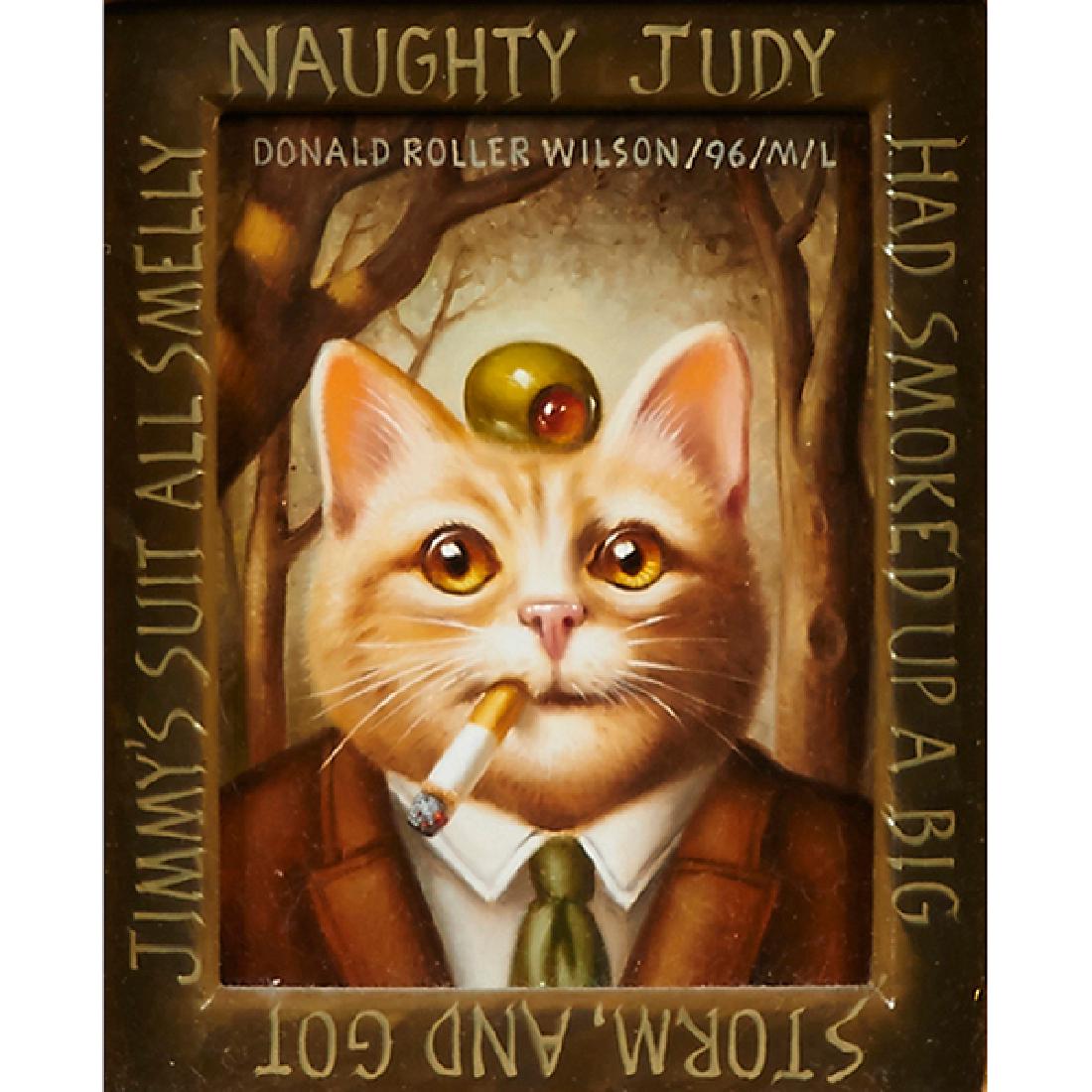 Donald Roller Wilson, (American, b. 1938), Naughty (1 of 2)