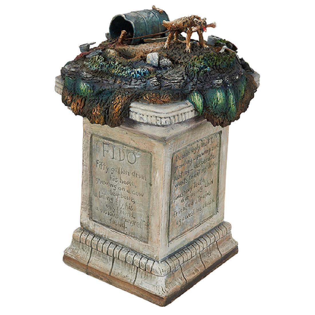 Jack Earl, (American, b. 1934), Fido, 1998, ceramic, (1 of 1)