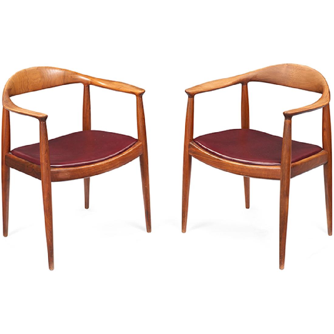 Hans Wegner for Johannes Andersen The Chair, pair (1 of 1)