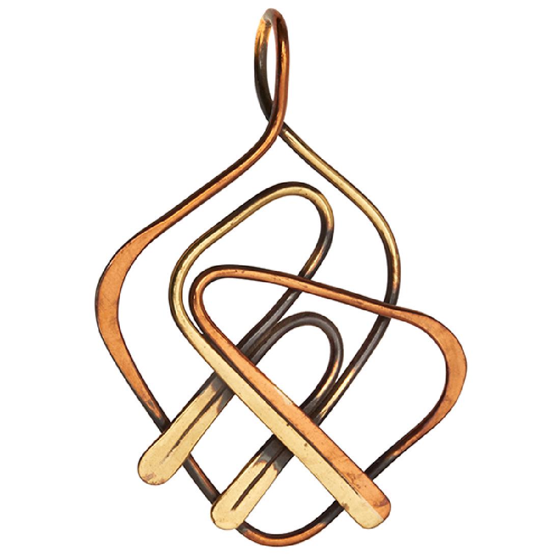 Art Smith (1917-1982) large pendant, 3" wide (1 of 1)