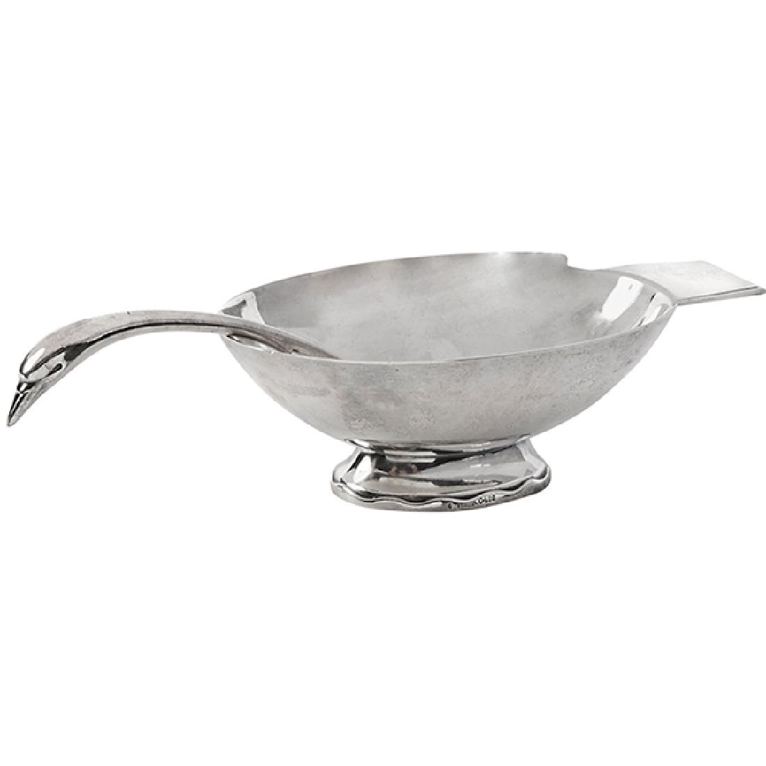 Fjerdingstad Christofle Cygne (Swan) gravy boat & ladle (1 of 1)