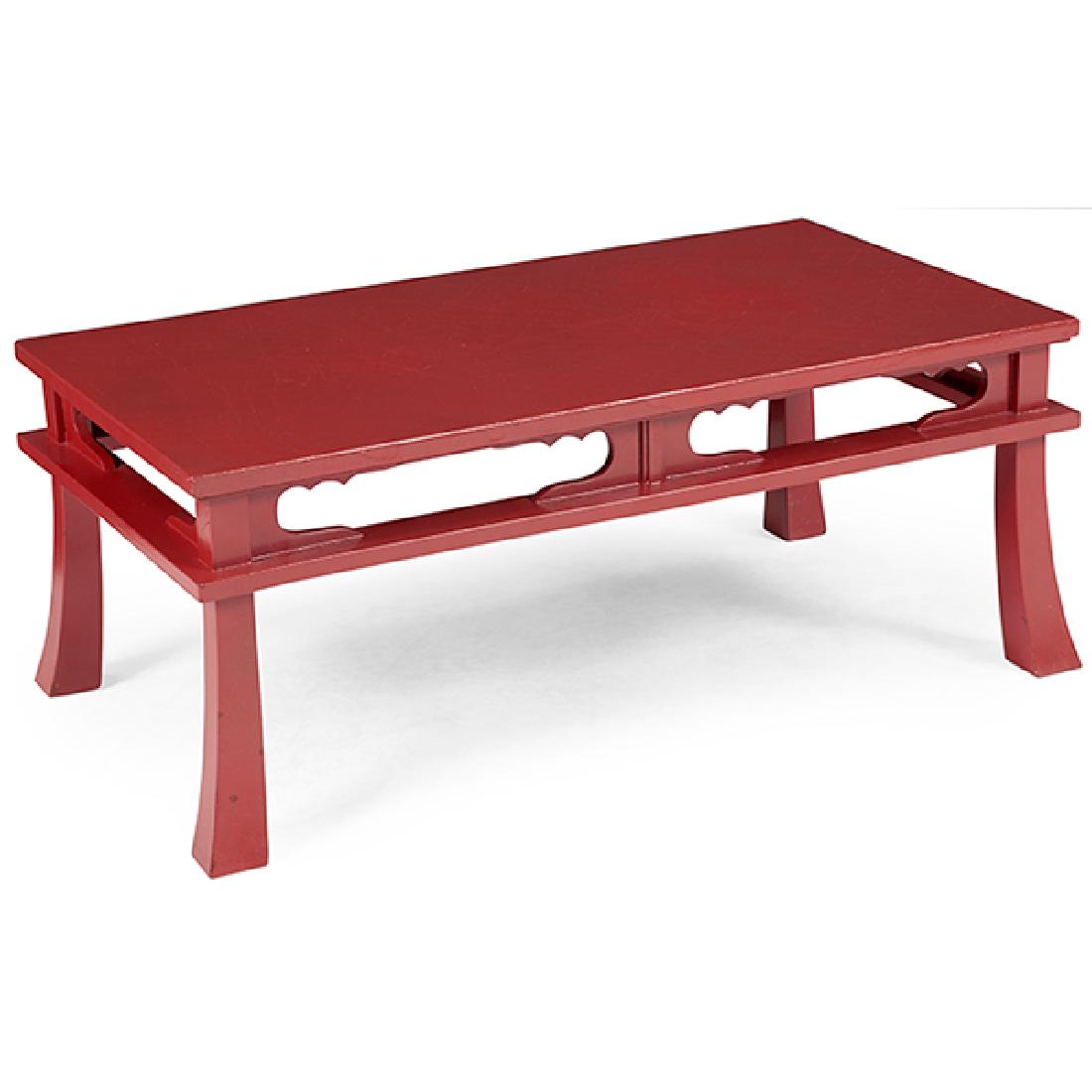 Maison Jansen small Chinoiserie table signed (1 of 1)