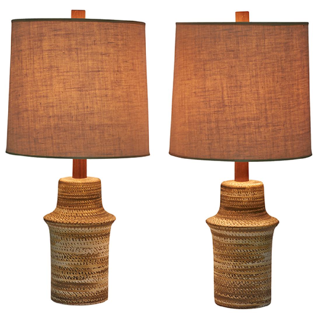 Gordon & Jane Martz for Marshall Studios lamps, pair (1 of 1)