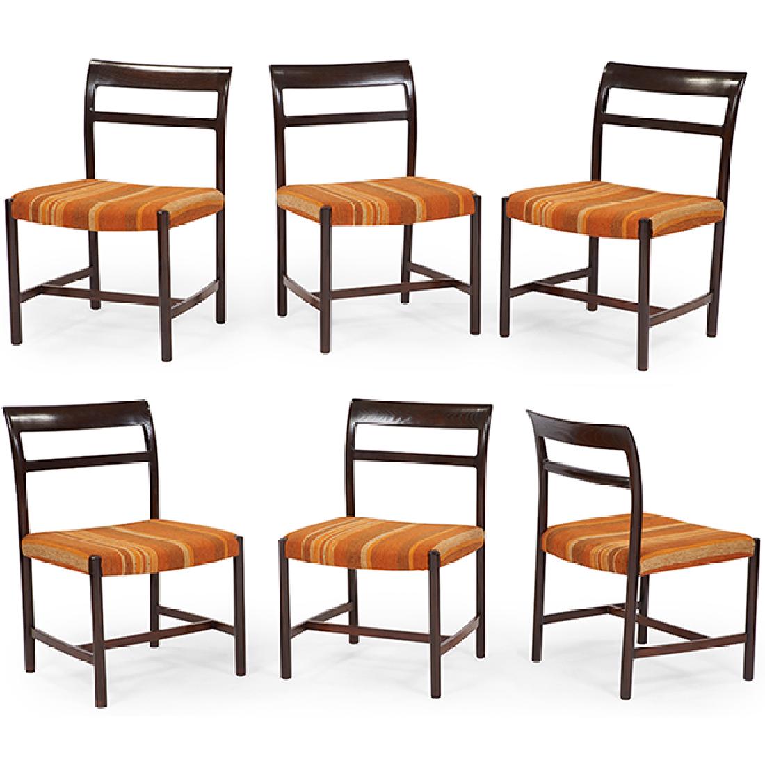 Edward Wormley for Dunbar dining chairs, set of 6 (1 of 1)
