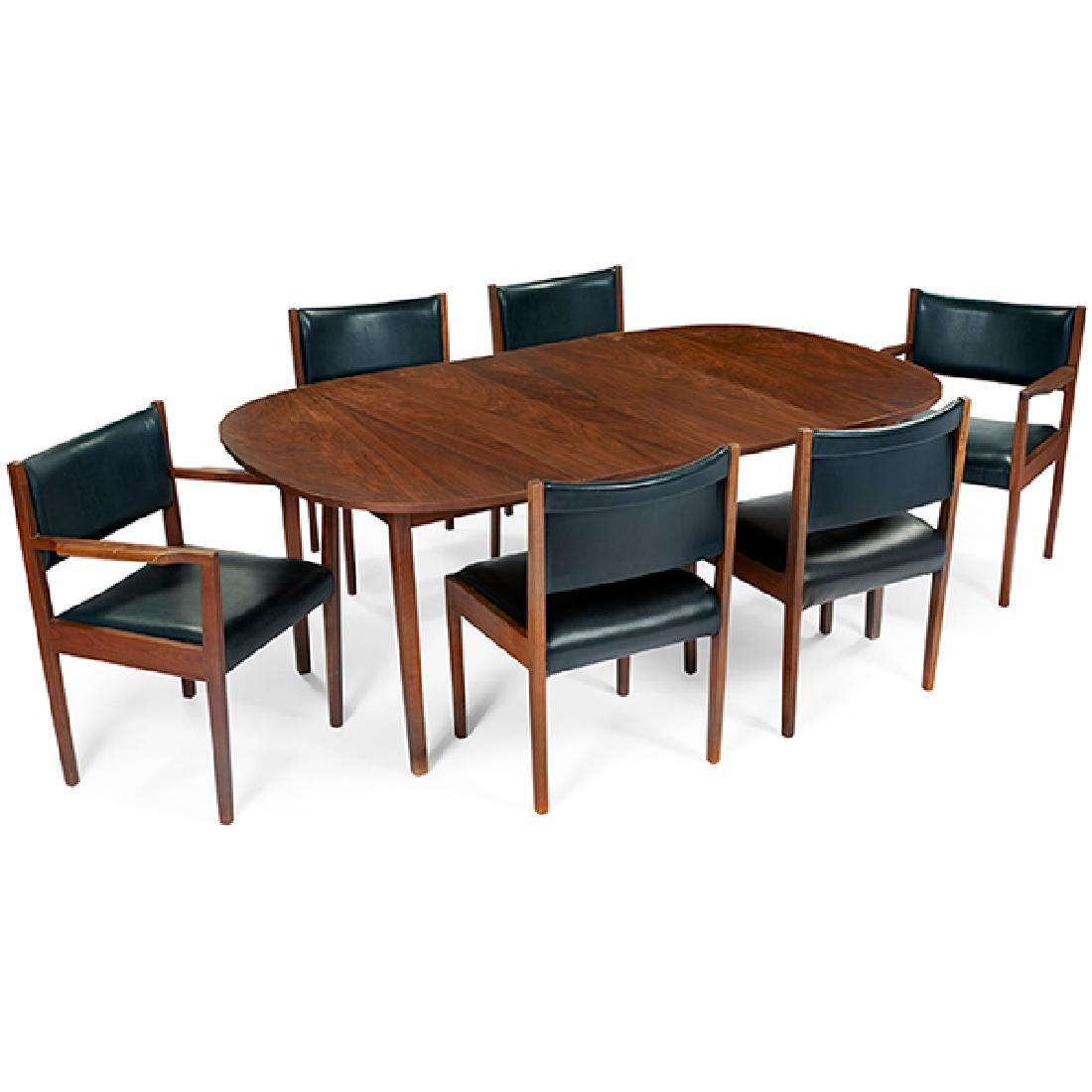 Jens Risom Design, Inc. dining table & 6 chairs (1 of 1)