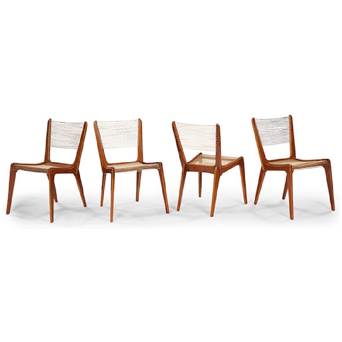 Jacques S. Guillon Associates, Ltd. Cord chairs, four (1 of 1)