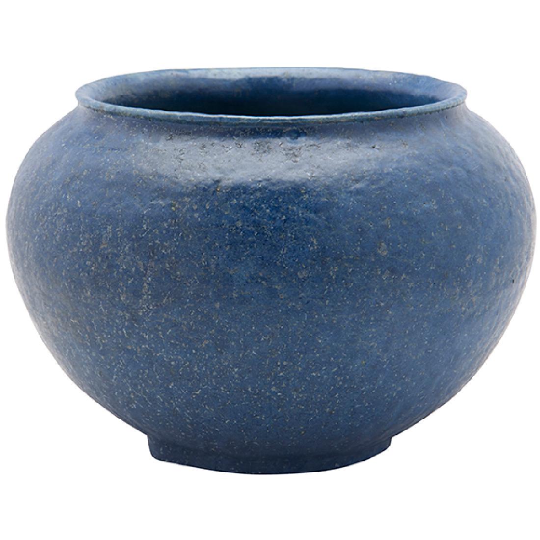 Grueby Faience Company vase 5.5"dia x 3.5"h (1 of 2)