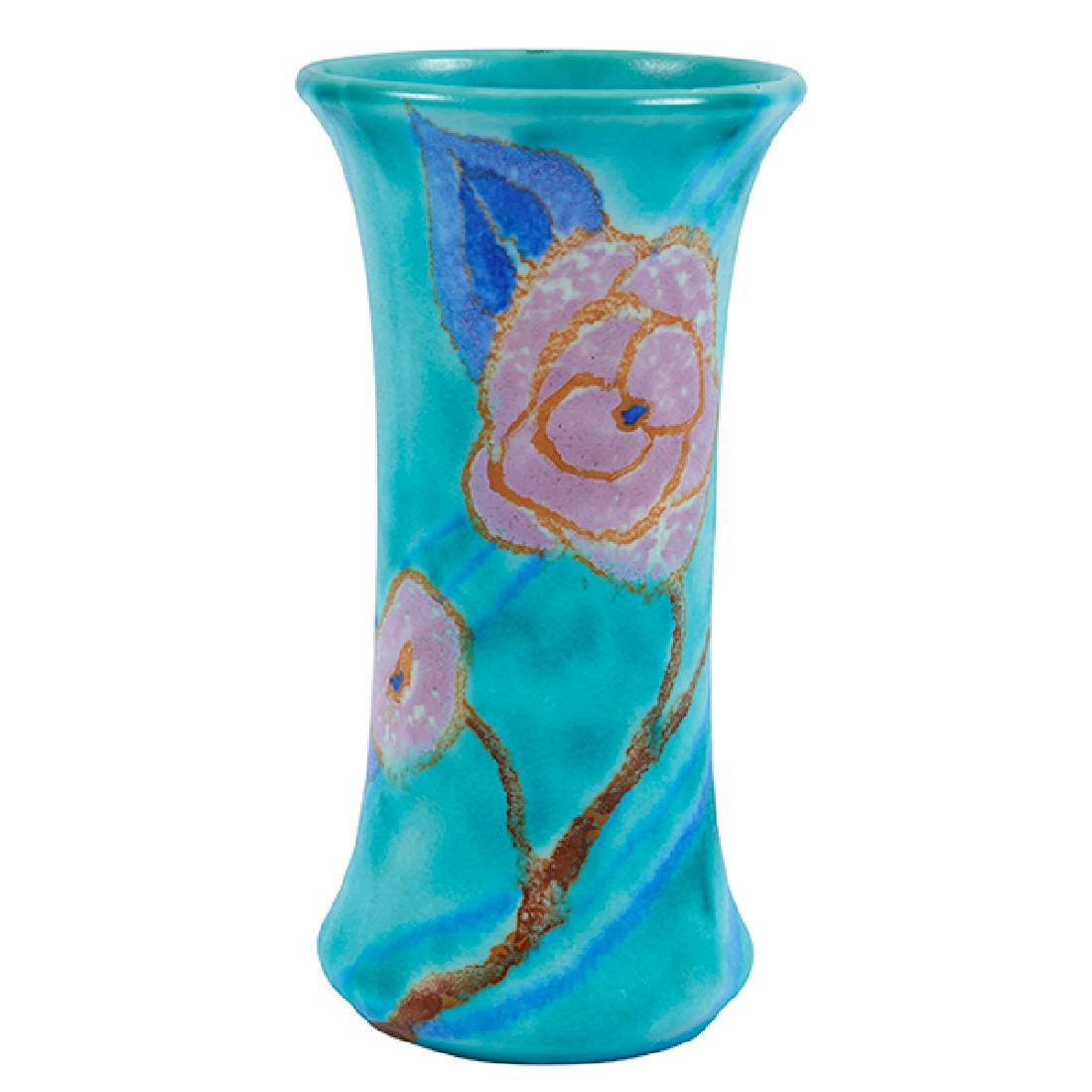 Clarice Cliff (1899-1972) Bizarre Ware vase 4.25"dia x (1 of 3)