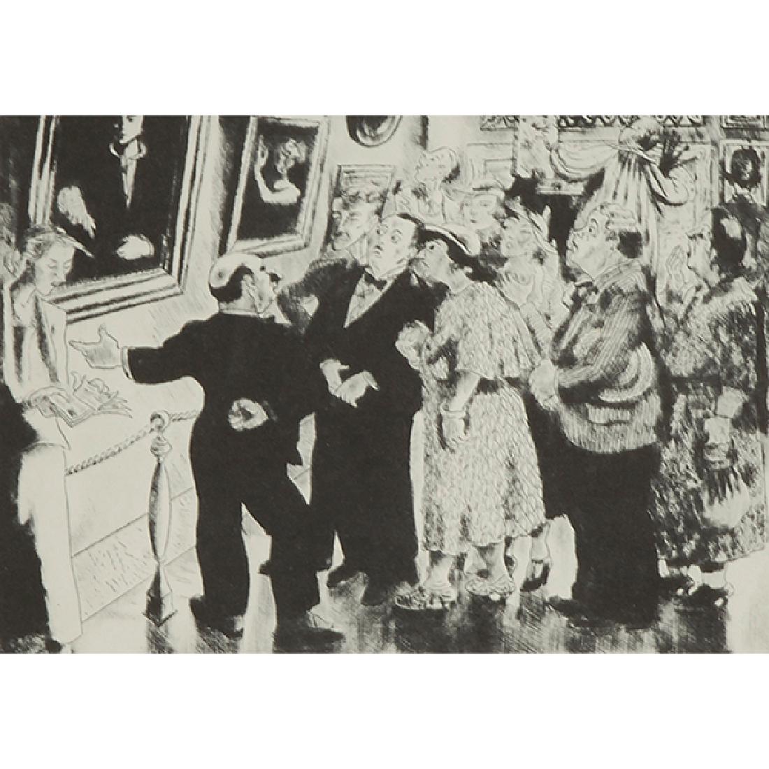 Peggy Bacon, (American, 1895-1987), Aesthetic Pleasure, (1 of 2)