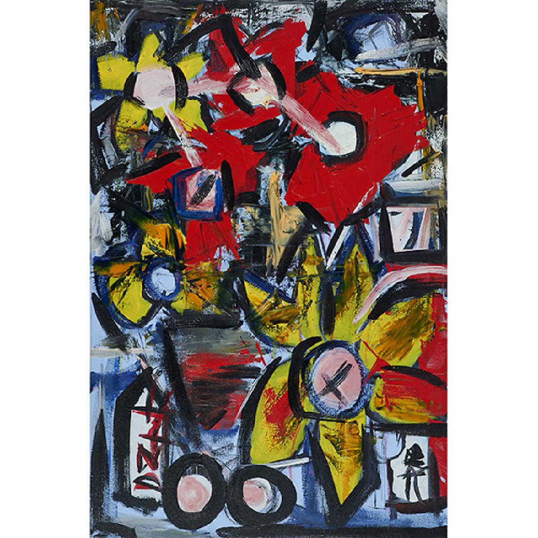 Domingo Zapata, (Spanish/American, b. 1974), Untitled,: Domingo Zapata, (Spanish/American, b. 1974), Untitled, oil on canvas, 36" X 24"