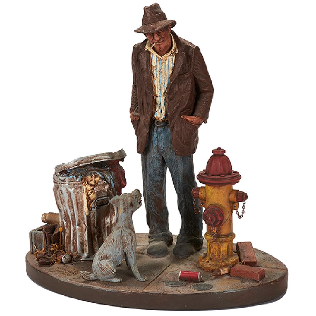 Michael Garman, (American, b. 1938), Man with Dog and (1 of 1)