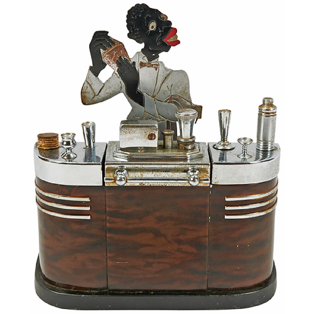 Ronson Art Metal Works Touch Tip Art Deco Black (1 of 3)