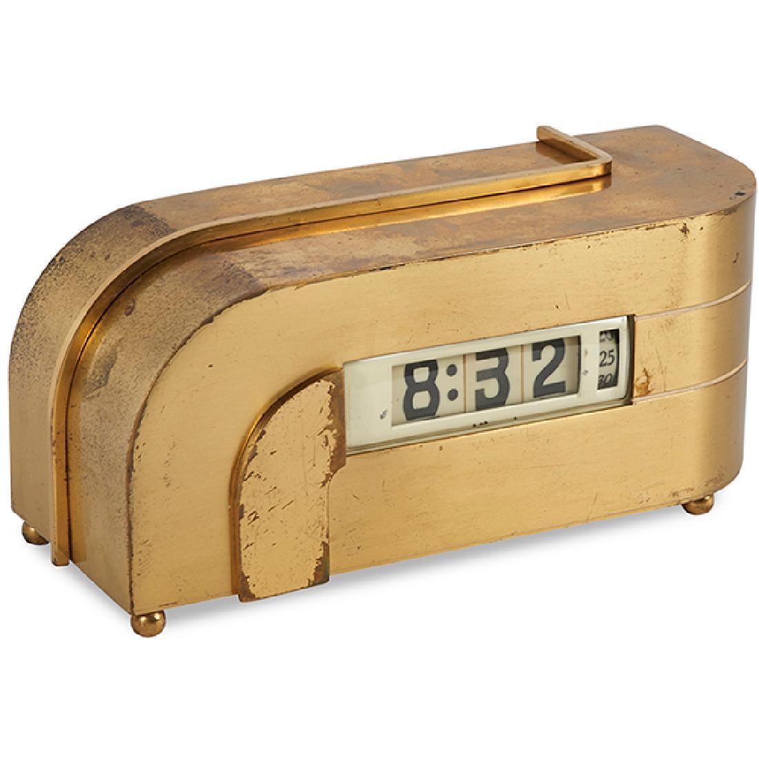 K.E.M. Weber (1889-1963) for Lawson Zephyr clock 8.25"w (1 of 3)