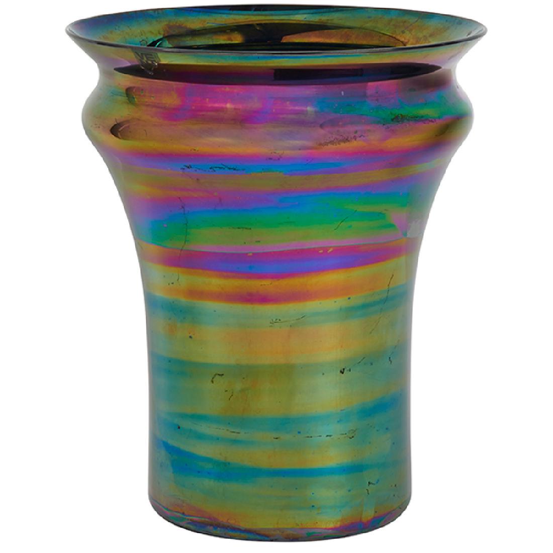 Sergio Asti (b. 1926) for Venini vase 8"dia x 9.5"h (1 of 2)