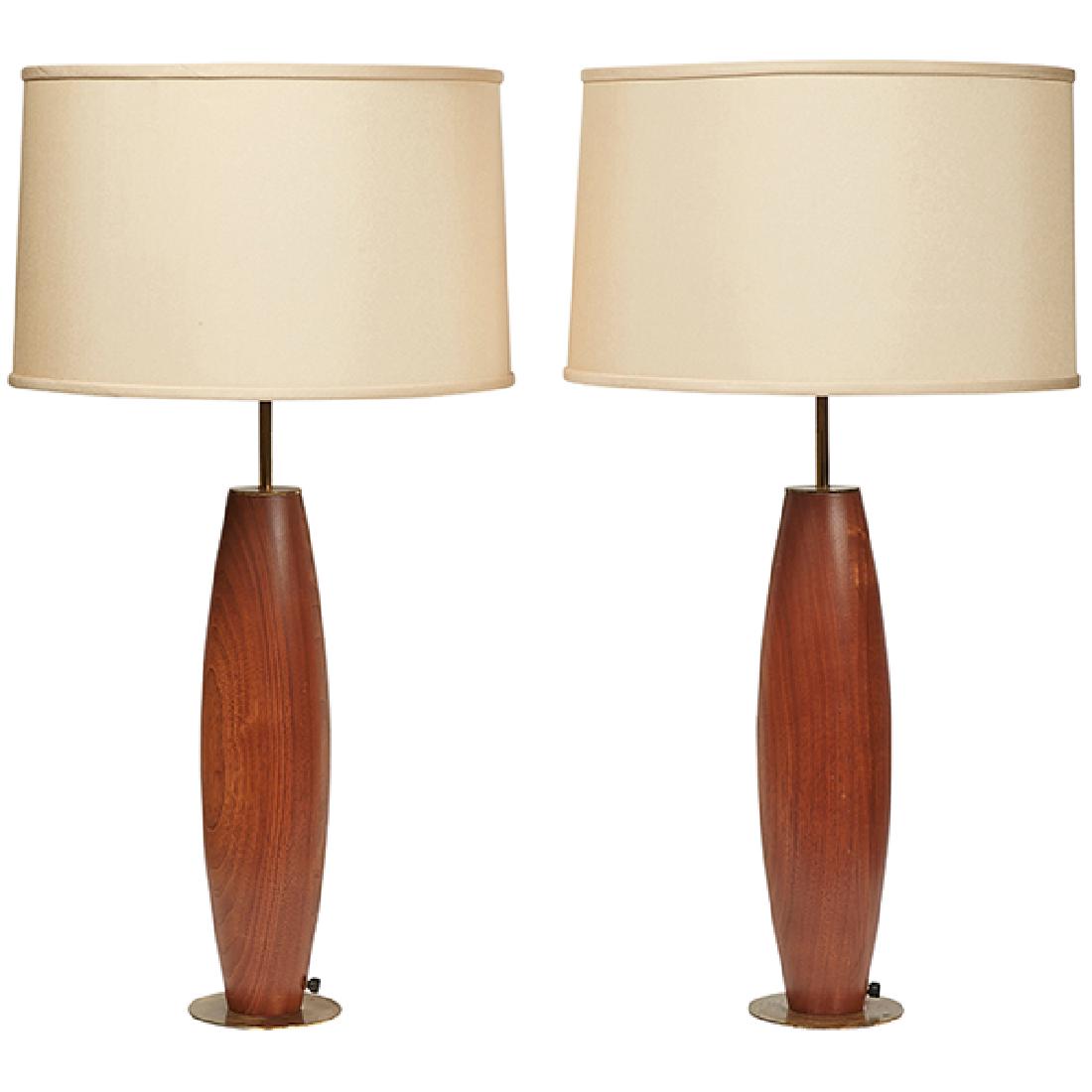Stewart Ross James for Hansen table lamps, pair 5"dia x (1 of 1)
