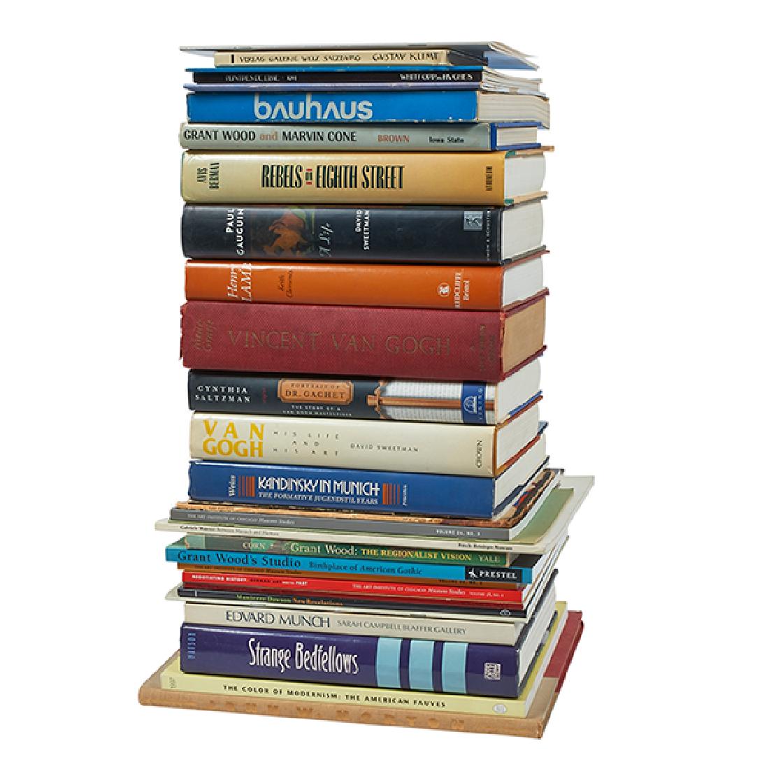 Various Authors, pertaining to art, thirty books, 1.: Various Authors, pertaining to art, thirty books, 1. Berman, Avis, Rebels On Eighth Street: Juliana Force and the Whitney Museum of American Art, 2. Brown, Hazel E., Grant Wood and Marvin Cone: Artist