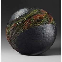 Lino Tagliapietra (Italian, b. 1934) Riverstone vessel