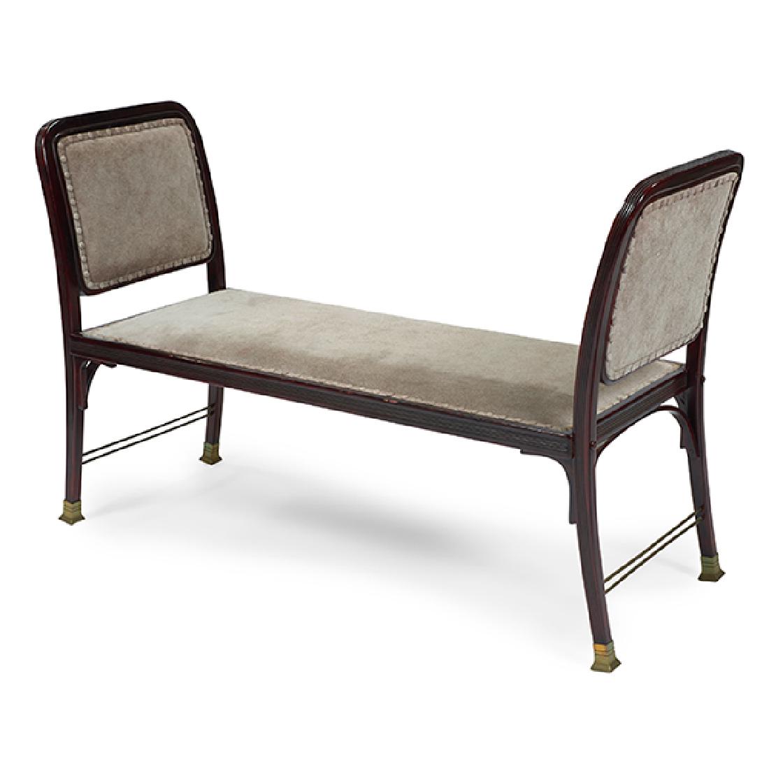 J & J Kohn, Secession banquette/bench, Austria, c. (1 of 1)