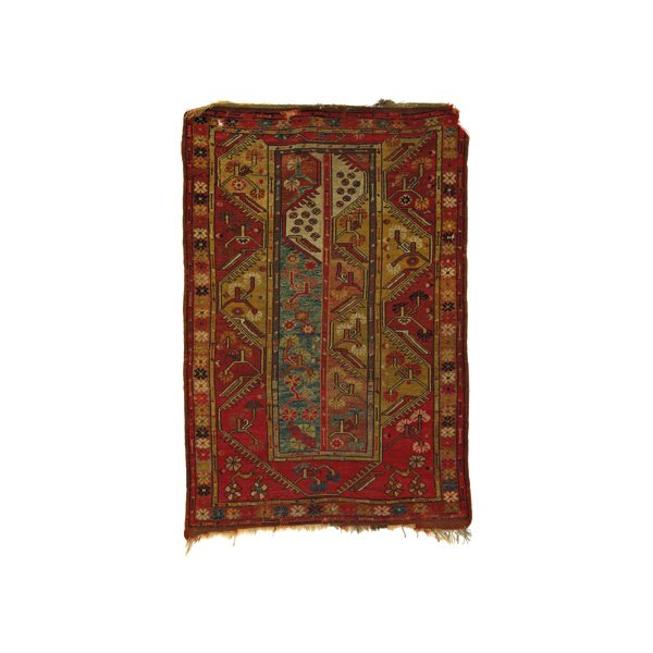 Turkish rug, c. 1925, geometric design