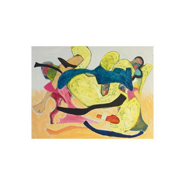 Bill Barrett, (American, b. 1934), "Untitled", oil: Bill Barrett, (American, b. 1934), "Untitled", oil/canvas, 30" x 40", signed verso; provenance, unframed.