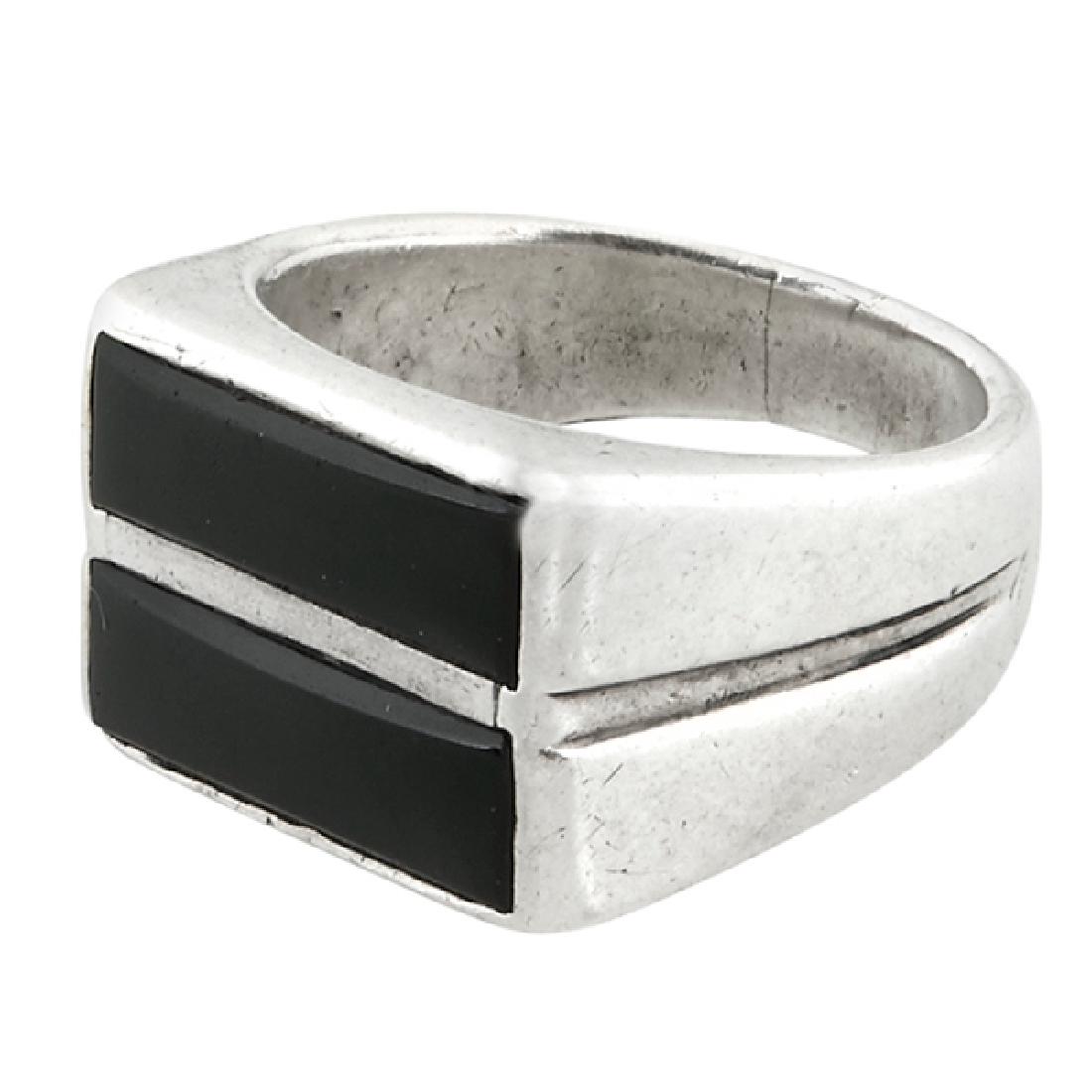 The Kalo Shop mens ring face: 11/16"w x 9/16"h (1 of 2)