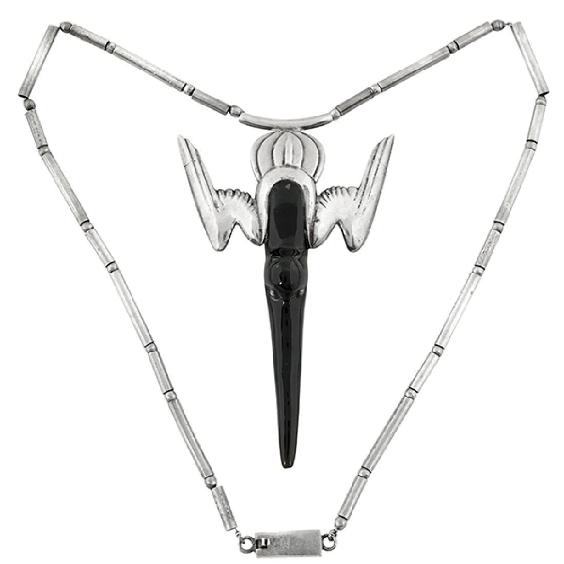William Spratling (1900-1967) Pelican pendant necklace (1 of 2)