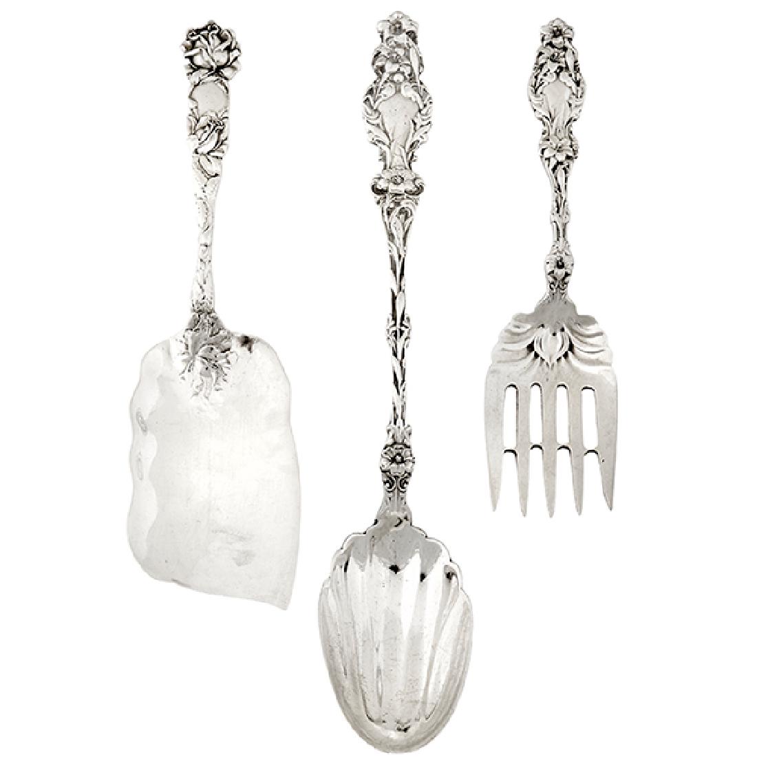 After Whiting Manufacturing Co. Lily stuffing spoon and (1 of 1)